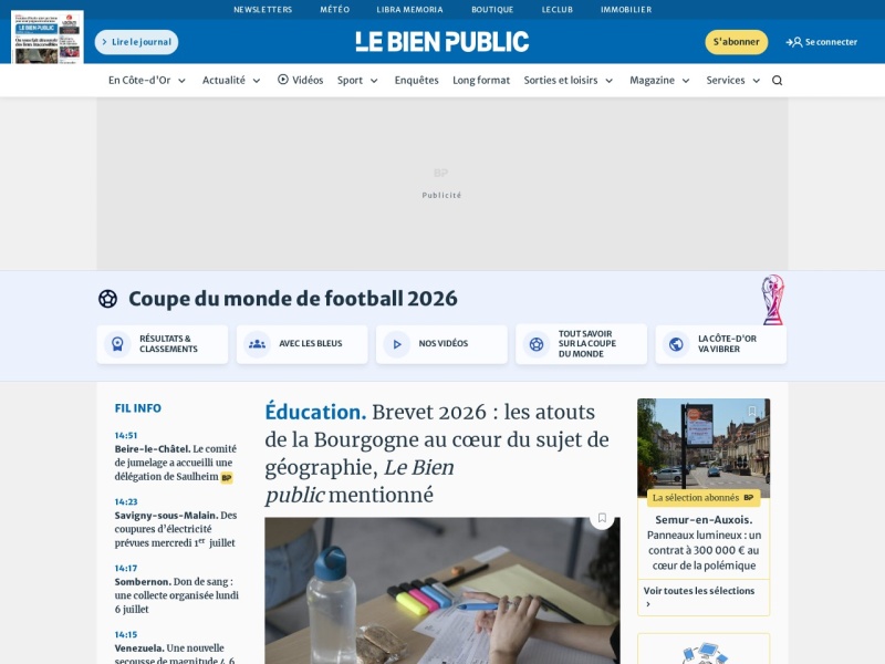 Le Bien Public - Site officiel