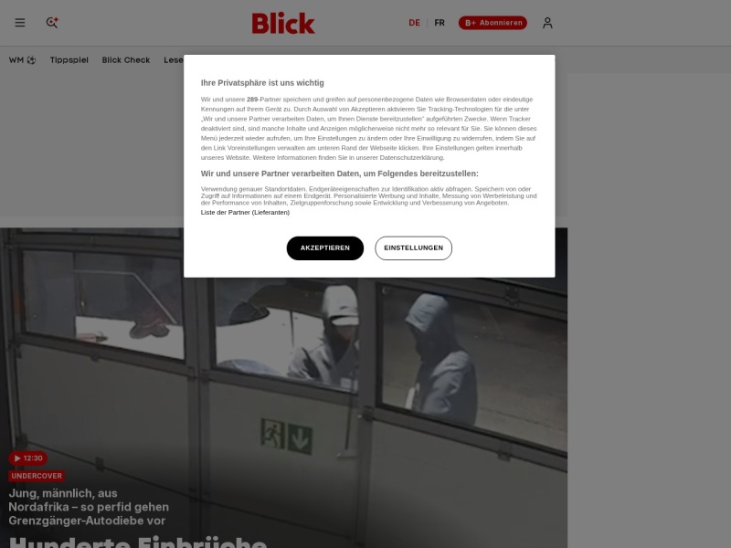 Blick - Site officiel