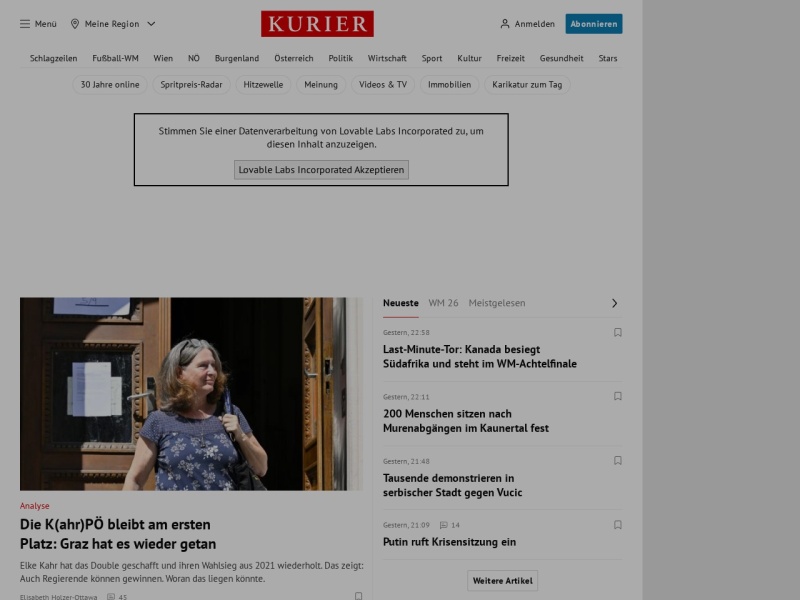 Kurier - Site officiel