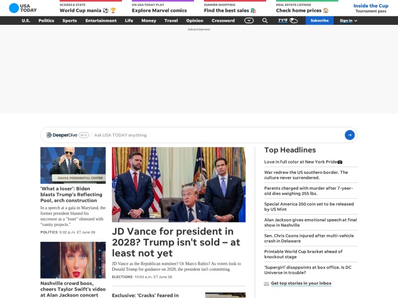 USA Today - Site officiel