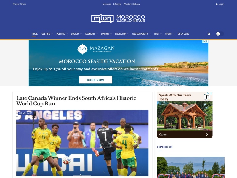 Morocco World News - Site officiel
