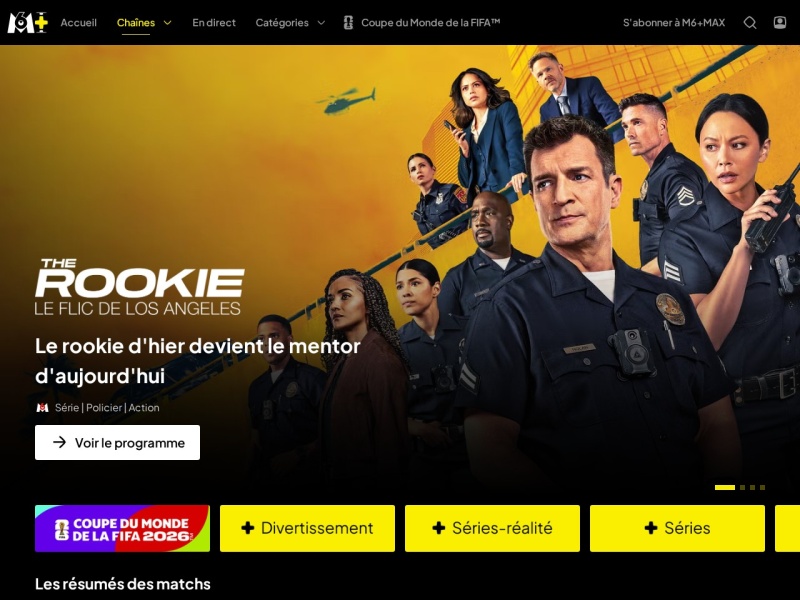 M6 - Site officiel