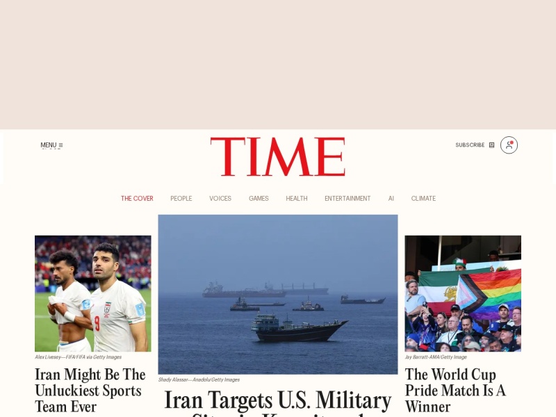 Time - Site officiel