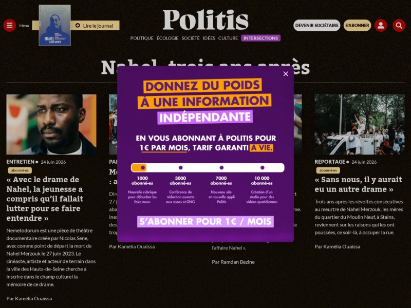 Politis - Site officiel
