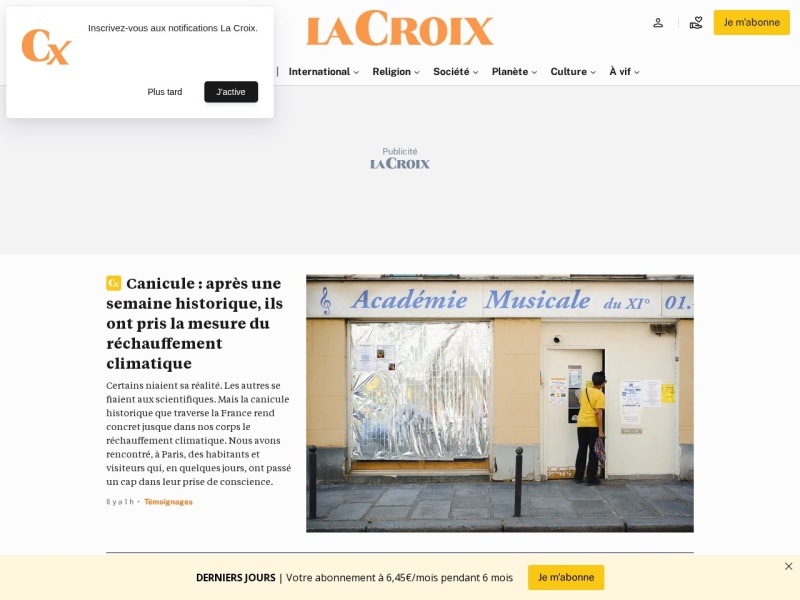La Croix - Site officiel
