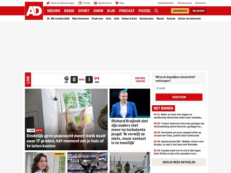 Algemeen Dagblad - Site officiel