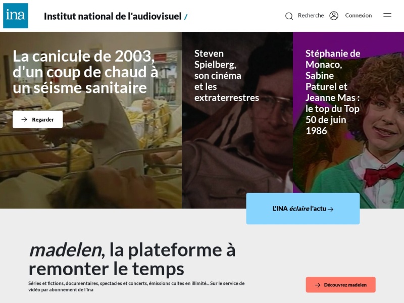 INA - Institut national de l'audiovisuel