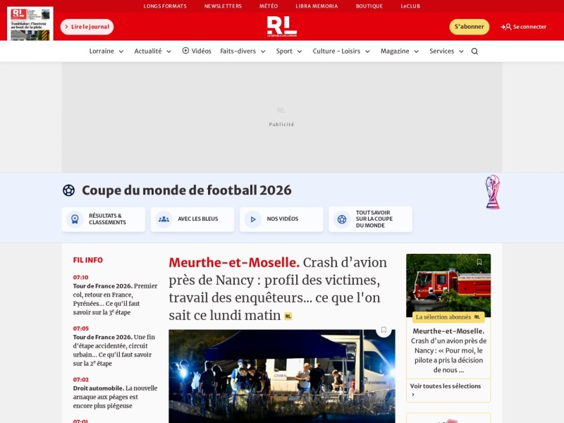 Le Républicain Lorrain - Site officiel