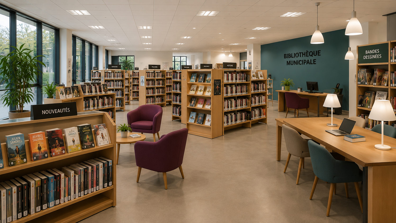 Photo de la bibliothèque 2
